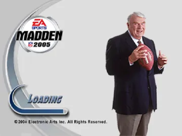 Madden NFL 2005 (US) screen shot title